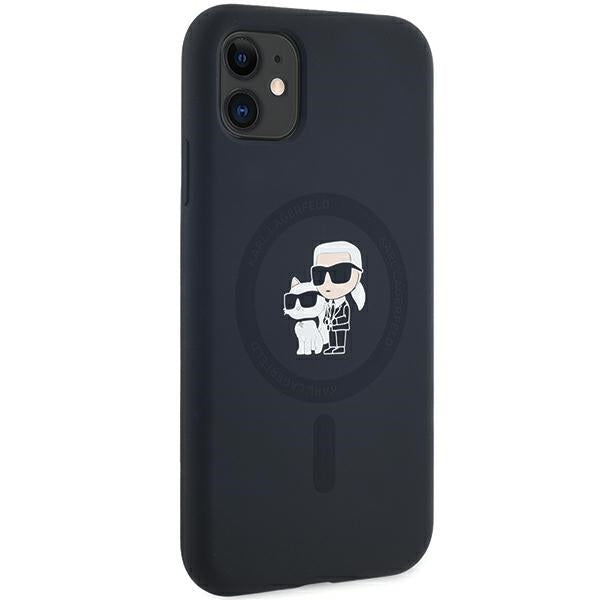 Karl Lagerfeld MagSafe dėklas iPhone 11/XR – juodas -- iPhone 11