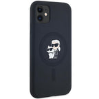 Karl Lagerfeld MagSafe dėklas iPhone 11/XR – juodas -- iPhone 11