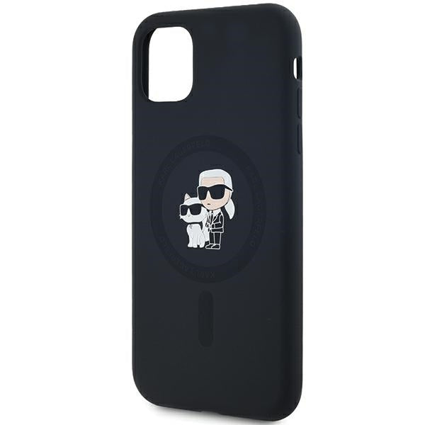 Karl Lagerfeld MagSafe dėklas iPhone 11/XR – juodas -- iPhone 11
