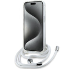Karl Lagerfeld IML Choupette Head & Cord MagSafe dėklas iPhone 13 / 14 / 15 - skaidrus