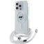 Karl Lagerfeld IML Choupette Head & Cord MagSafe dėklas, skirtas iPhone 13 Pro Max - skaidrus