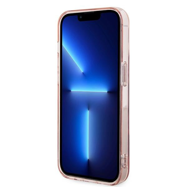 Karl Lagerfeld IML Choupette MagSafe dėklas iPhone 14 Pro - rožinis