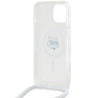 Karl Lagerfeld MagSafe dėklas iPhone 14/13/15 – skaidrus