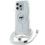 Karl Lagerfeld IML Choupette Head & Cord MagSafe dėklas, skirtas iPhone 14 Pro Max - skaidrus