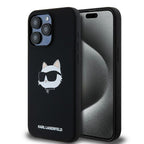 Karl Lagerfeld silikoninis MagSafe dėklas iPhone 15 Pro – juodas -- iPhone 15 Pro