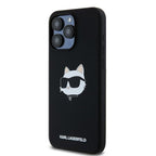 Karl Lagerfeld silikoninis MagSafe dėklas iPhone 15 Pro – juodas -- iPhone 15 Pro
