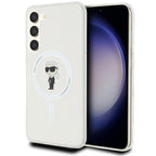 Karl Lagerfeld MagSafe dėklas Samsung Galaxy S24+ – skaidrus