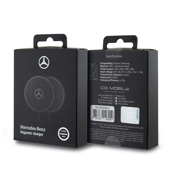Mercedes 15W MagSafe indukcinis įkroviklis - juodas