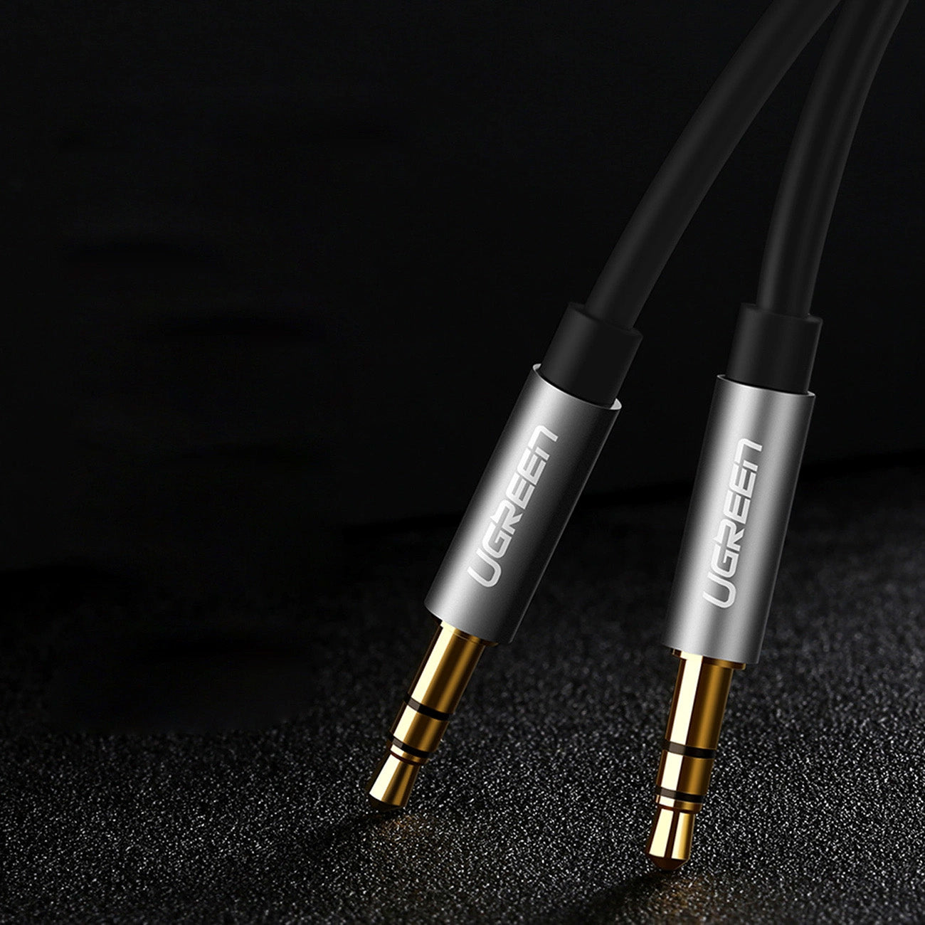Ugreen AV119 10736 garso kabelis mini jack 3.5mm / mini jack 3.5mm 3m - juodas -- Audio Cables