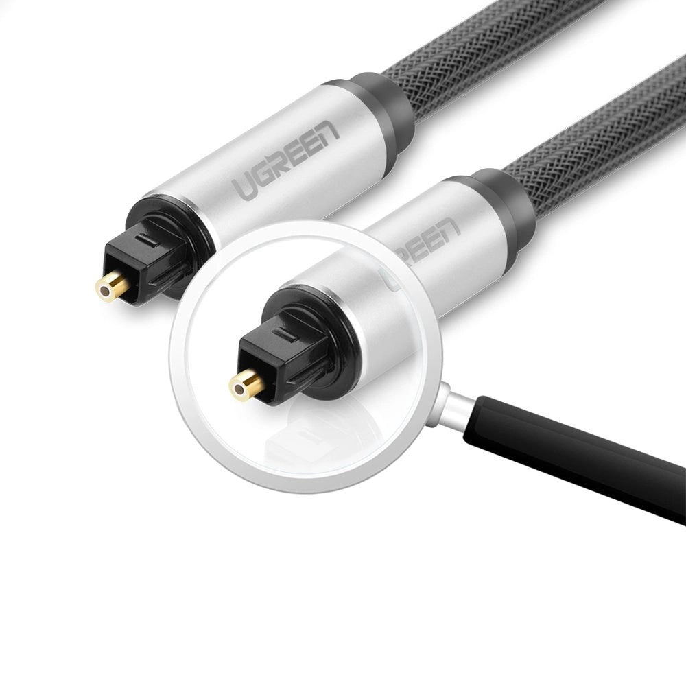 Ugreen AV108 10540 optinis Toslink/SPDIF kabelis 2m - pilkas -- Audio Cables