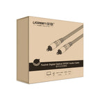 Ugreen AV108 10540 optinis Toslink/SPDIF kabelis 2m - pilkas -- Audio Cables