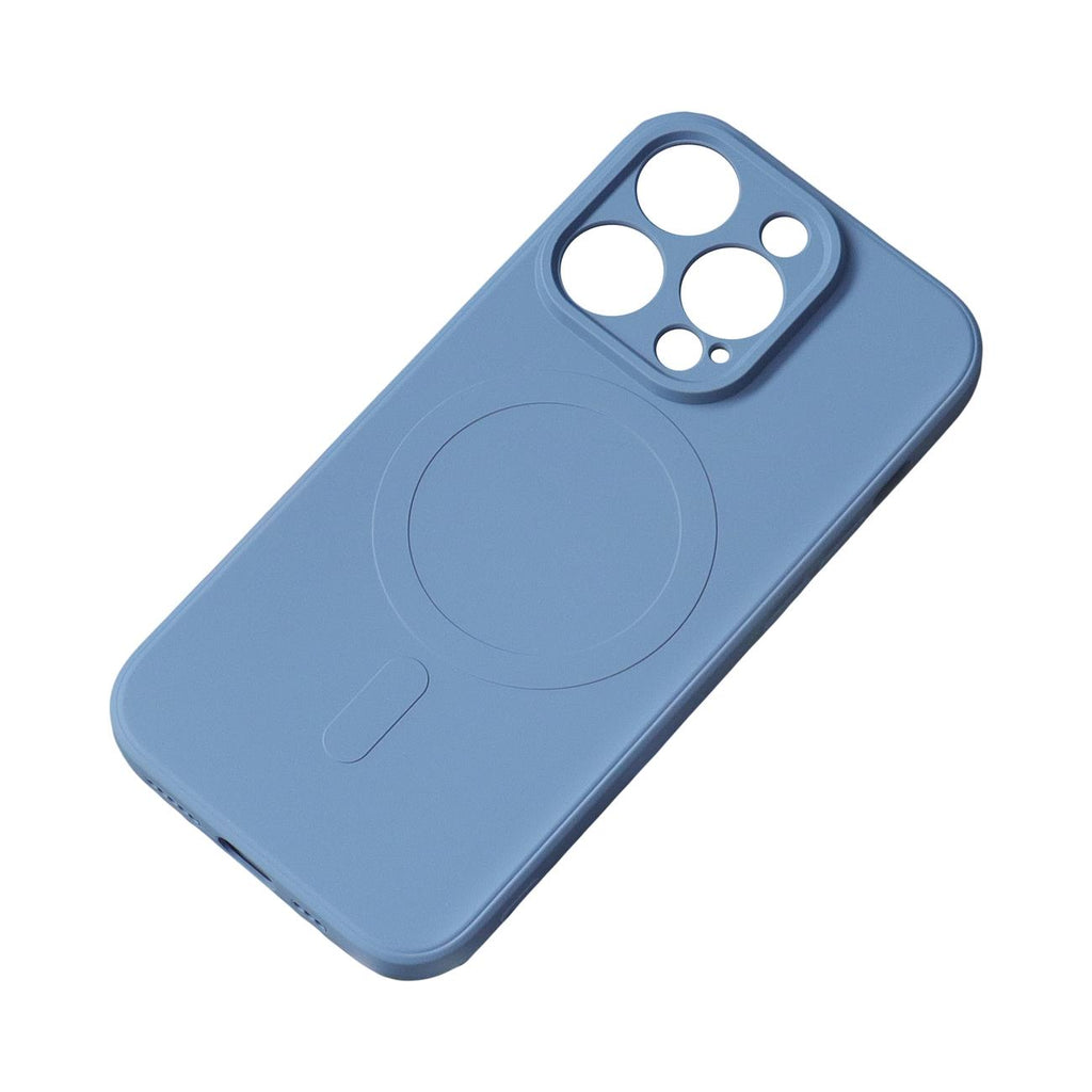 MagSafe suderinama silikono dėklas iPhone 15 Pro - tamsiai mėlyna -- iPhone 15 Pro