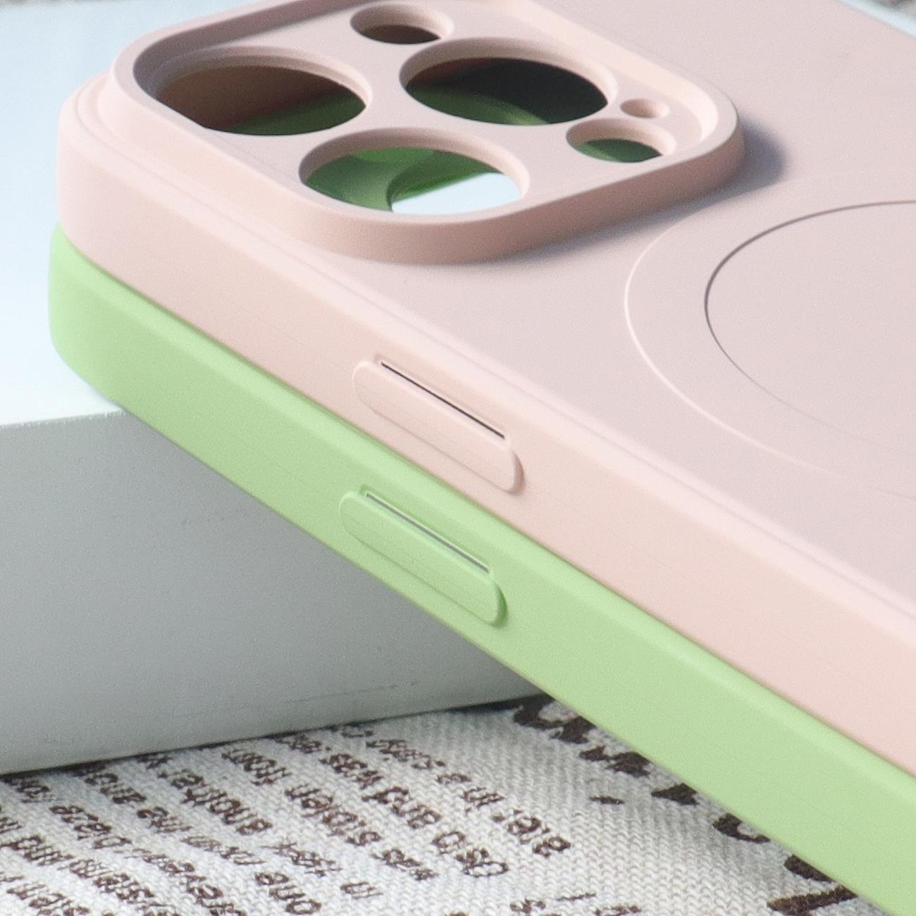 MagSafe suderinama silikono dėklas iPhone 15 Pro - tamsiai mėlyna -- iPhone 15 Pro