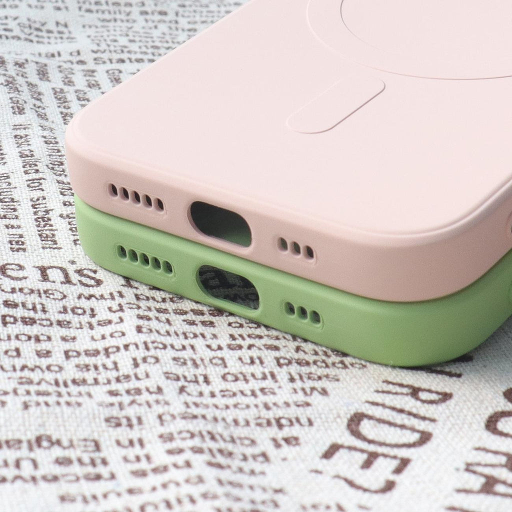 MagSafe suderinama silikono dėklas iPhone 15 Pro - tamsiai mėlyna -- iPhone 15 Pro