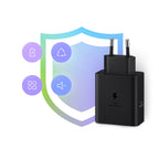 Samsung Power Adapter Duo EP-T5020XBEGEU tinklo įkroviklis 2x USB-C 50W - juodas