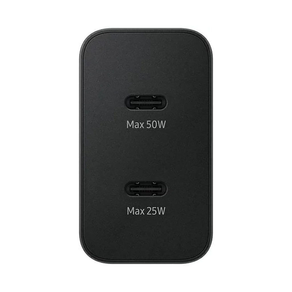 Samsung Power Adapter Duo EP-T5020XBEGEU tinklo įkroviklis 2x USB-C 50W - juodas