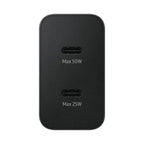 Samsung Power Adapter Duo EP-T5020XBEGEU tinklo įkroviklis 2x USB-C 50W - juodas
