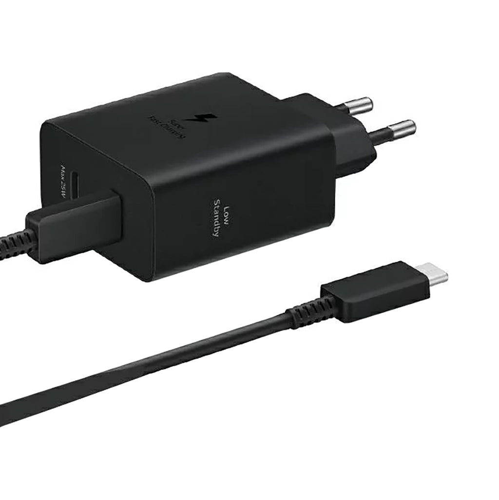 Samsung Power Adapter Duo EP-T5020XBEGEU tinklo įkroviklis 2x USB-C 50W - juodas