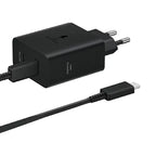 Samsung Power Adapter Duo EP-T5020XBEGEU tinklo įkroviklis 2x USB-C 50W - juodas