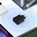 Samsung Power Adapter Duo EP-T5020XBEGEU tinklo įkroviklis 2x USB-C 50W - juodas