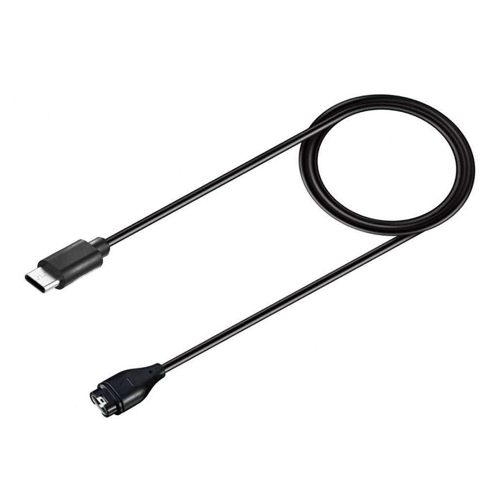 Magnetinis įkroviklis Garmin išmaniesiems laikrodžiams su USB-C - juodas