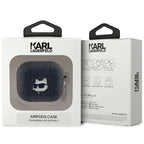 Karl Lagerfeld AirPods 3 dėklas „Choupette Head“ – juodas