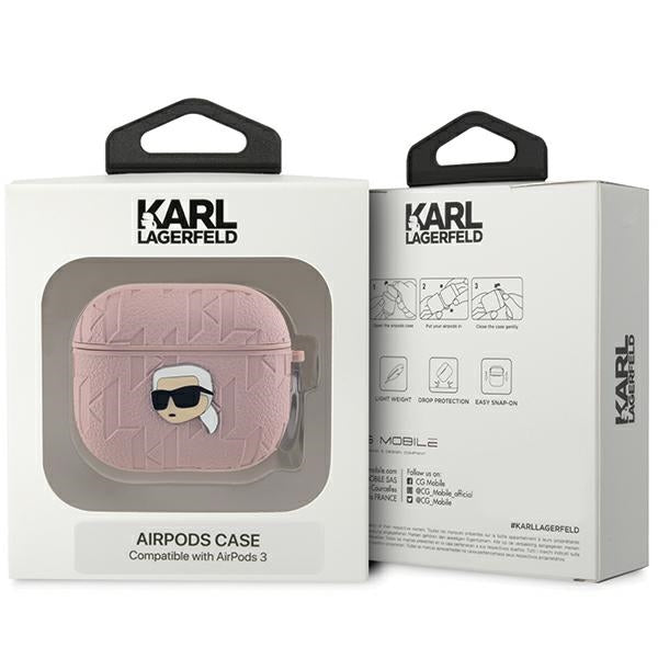 Karl Lagerfeld dėklas AirPods 3 – rožinis