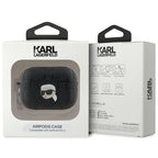 Karl Lagerfeld dėklas AirPods Pro 2 – juodas