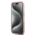 Karl Lagerfeld IML Choupette Head & Monogram dėklas, skirtas iPhone 13 Pro / 13 - rožinė