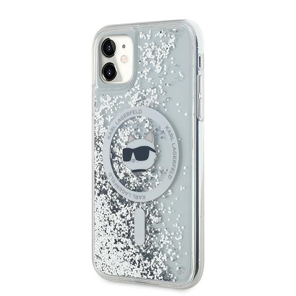 Karl Lagerfeld Liquid Glitter MagSafe dėklas iPhone 11/XR -- iPhone 11