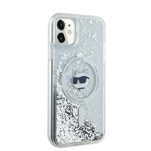 Karl Lagerfeld Liquid Glitter MagSafe dėklas iPhone 11/XR -- iPhone 11