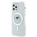 Karl Lagerfeld IML Choupette MagSafe dėklas iPhone 12 / 12 Pro - skaidrus -- iPhone 12