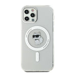 Karl Lagerfeld IML Choupette MagSafe dėklas iPhone 12 / 12 Pro - skaidrus -- iPhone 12