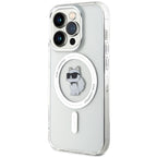 Karl Lagerfeld IML Choupette MagSafe dėklas iPhone 13 Pro Max - skaidrus