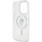 Karl Lagerfeld IML Choupette MagSafe dėklas iPhone 13 Pro Max - skaidrus
