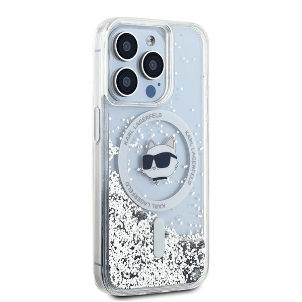 Karl Lagerfeld MagSafe dėklas iPhone 13 Pro Max – skaidrus