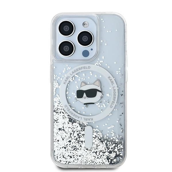 Karl Lagerfeld MagSafe dėklas iPhone 13 Pro Max – skaidrus