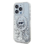 Karl Lagerfeld MagSafe dėklas iPhone 14 Pro – skaidrus