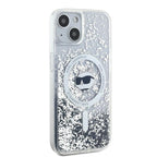 Karl Lagerfeld MagSafe dėklas iPhone 14/15/13 – skaidrus