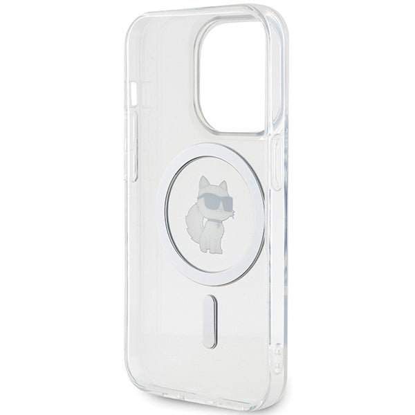 Karl Lagerfeld MagSafe dėklas iPhone 14 Pro Max – skaidrus