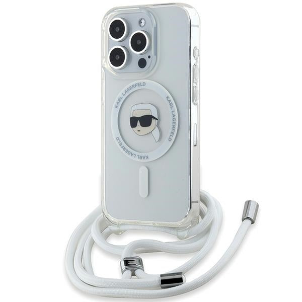 Karl Lagerfeld MagSafe dėklas iPhone 15 Pro – skaidrus -- iPhone 15 Pro