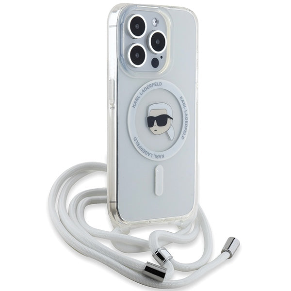 Karl Lagerfeld MagSafe dėklas iPhone 15 Pro – skaidrus -- iPhone 15 Pro