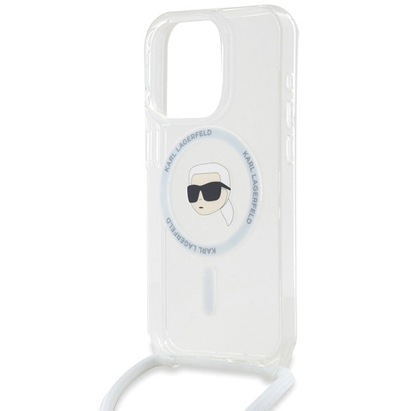 Karl Lagerfeld MagSafe dėklas iPhone 15 Pro – skaidrus -- iPhone 15 Pro
