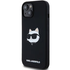 Karl Lagerfeld MagSafe dėklas iPhone 15 Plus/14 Plus – juodas