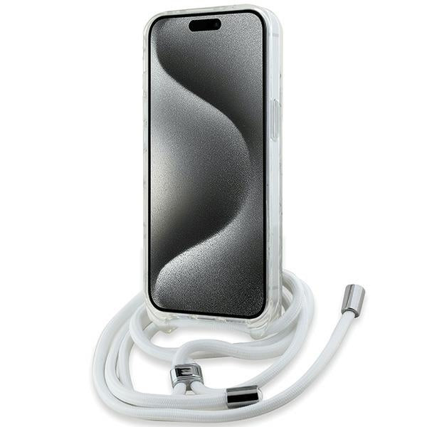 Karl Lagerfeld MagSafe dėklas iPhone 15/14/13 – skaidrus