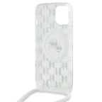 Karl Lagerfeld MagSafe dėklas iPhone 15/14/13 – skaidrus