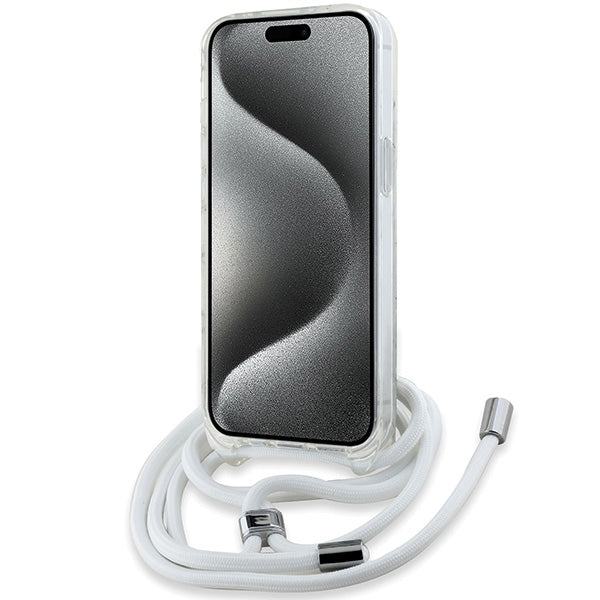 Karl Lagerfeld MagSafe dėklas iPhone 15/14/13 – skaidrus