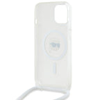 Karl Lagerfeld MagSafe dėklas iPhone 15/14/13 – skaidrus