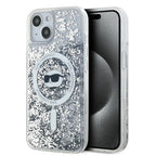 Karl Lagerfeld MagSafe dėklas iPhone 15/14/13 – skaidrus