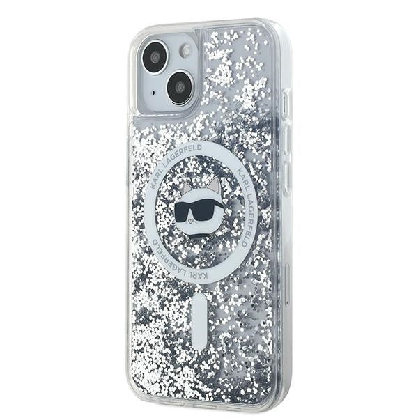 Karl Lagerfeld MagSafe dėklas iPhone 15/14/13 – skaidrus